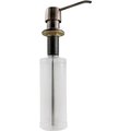 Plumb Pak Soap Lotion Dispenser, PlasticStainless Steel, Clear, Venetian Bronze K612VB